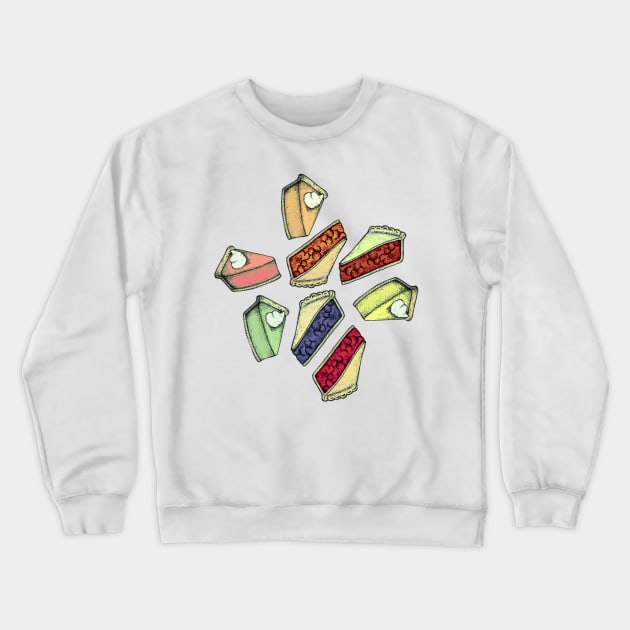 Easy as Pie Crewneck Sweatshirt by PerrinLeFeuvre